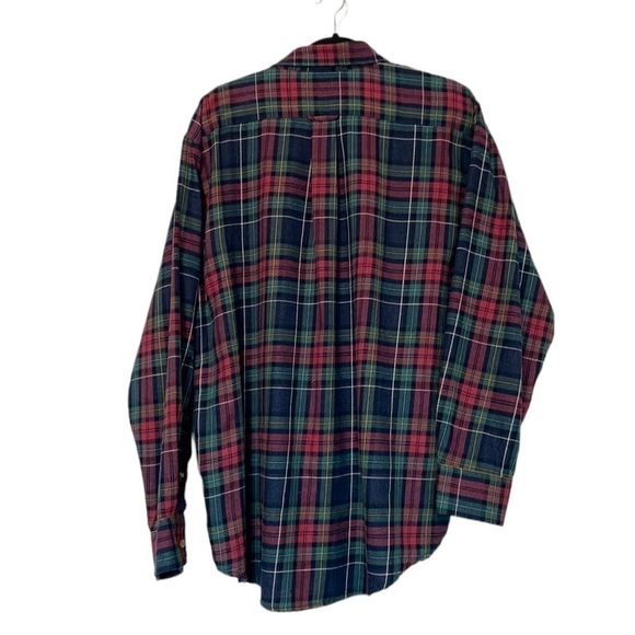 Izod Flannel Button Down Long Sleeve Plaid Shirt - Size XL - Picture 3 of 12